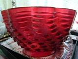 CRANBERRY HOBNAIL SHADE