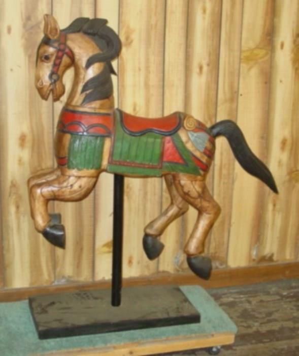 Wood Carousel Horse