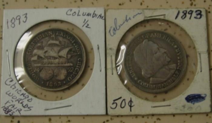 1893 Columbian Half Dollars