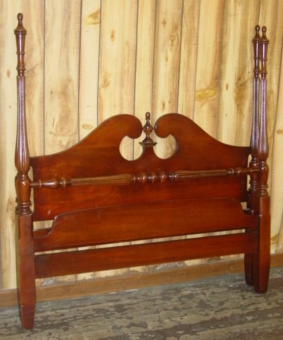 Poster Bed To 3 Piece Mahogany Duncan Phyfe Bedroom Set