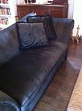                              Lovely black sofa