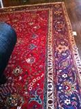               Antique Persian Tabriz rug 10.9 X 12.6