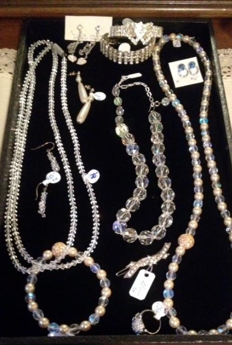 Vintage Crystal Costume Jewelry & Joan Rivers QVC Jewelry