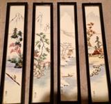Vintage Asian Tile Wall Art