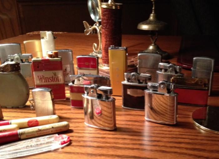 Vintage Lighter Collection....Winston...Salem....Enamels and more!