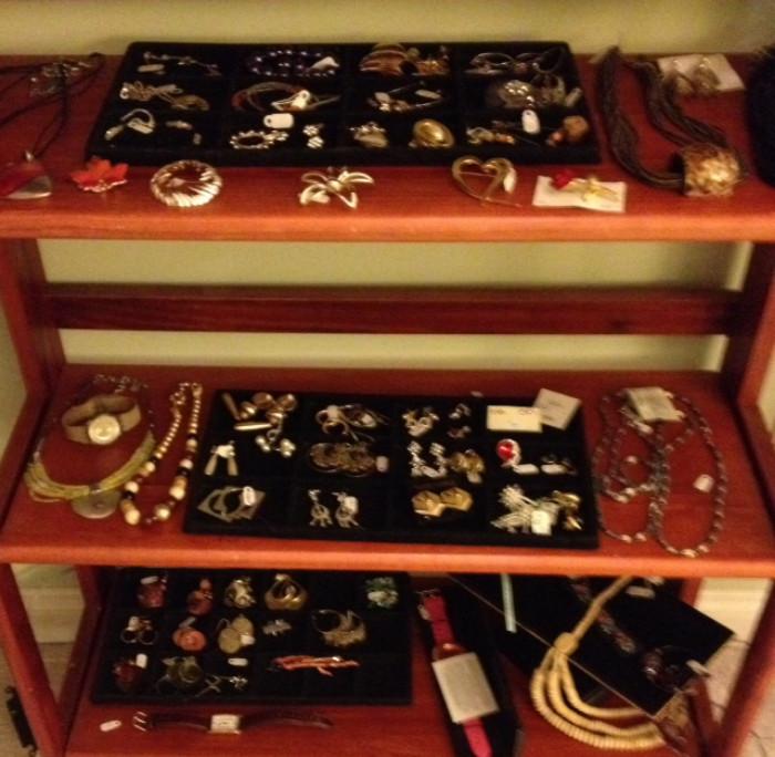 Watches, Bracelets, Pierced & Clip Earrings and more!  Hundreds of pieces to choose from!