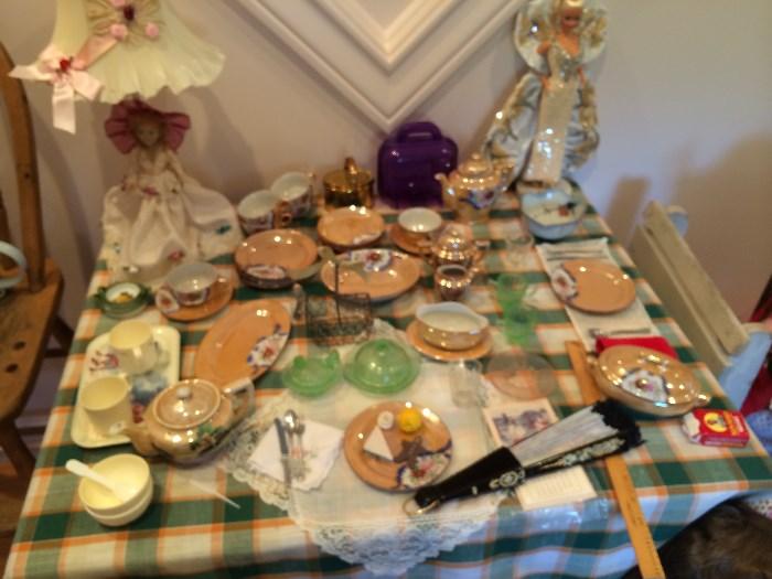 LusterWare Tea Party sets