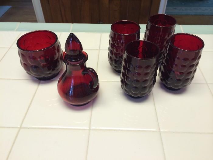 Some of the Ruby Glass