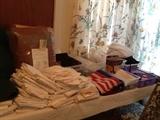 linens, blankets