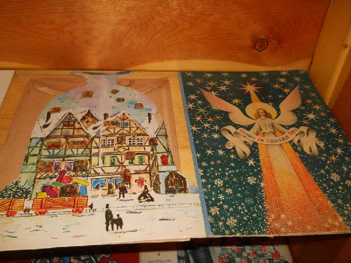 Old advent calendars (two of many)