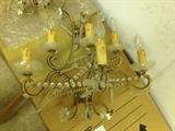 vintage crystal wall sconces