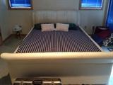 Waterbed in working condition, great frame for regular mattress also.