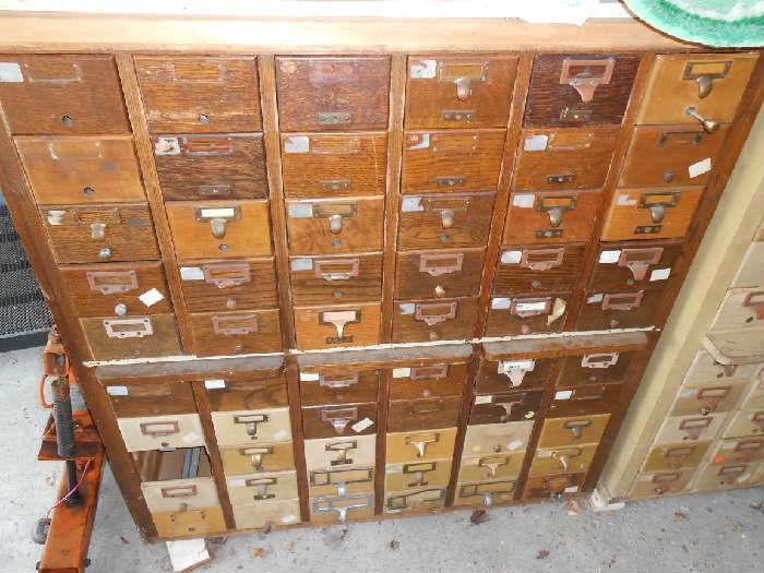 72 Drawer File Cabinet