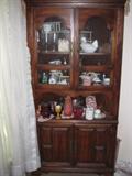 Mahogany China Hutch