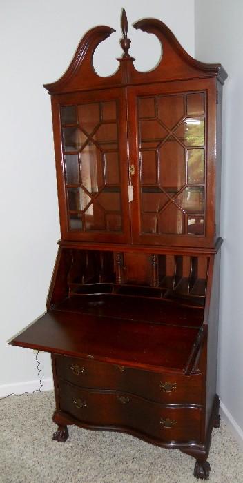 Beautiful Mahogany Secretary - Excellent Condition