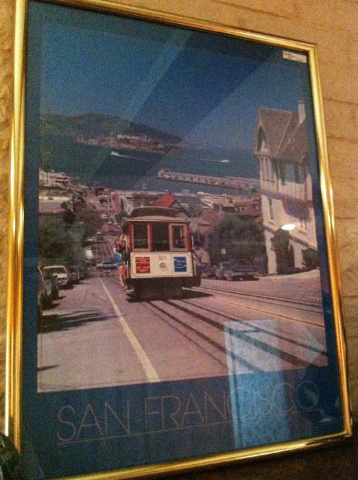                      Framed San Francisco picture