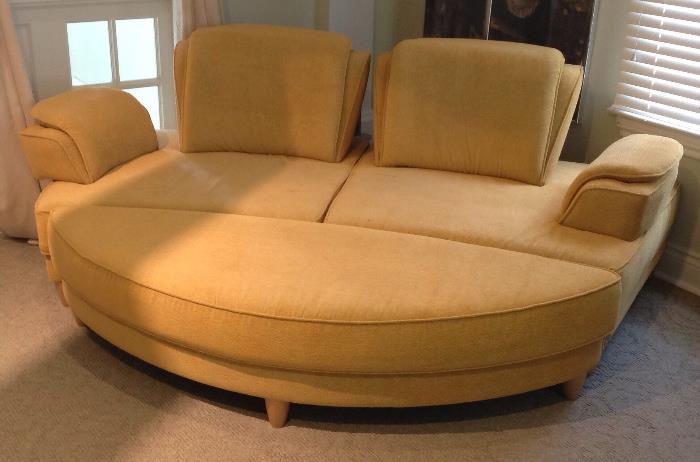 Normand Couture International "Cameleon" Sofa and Ottoman in Mint Condition