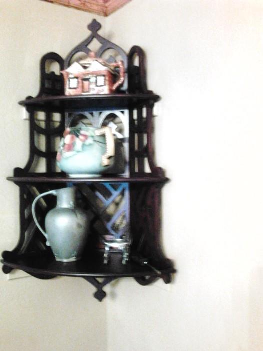 Chippendale corner wall shelf have 2 of these