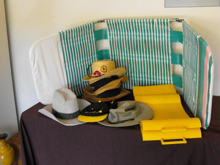 Various Hats and Household Items