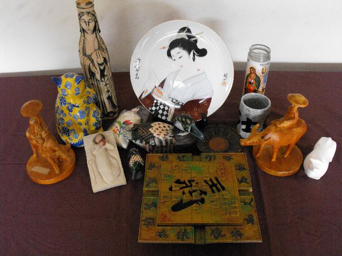 Assorted Oriental Collectibles.