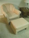 Chair with ottoman - $65