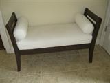 Upholstered bench   $60