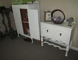 Two Shabby Chic Cabinets