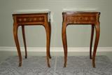 Pair of Marquetry Stands w/ Ormolu Mounts