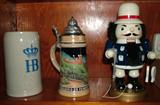 German nutcracker/stein/mugs