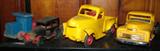 Vintage wood/plastic trucks& cars