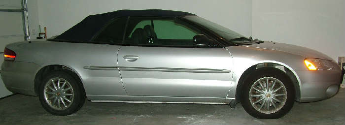 2002 Chrysler Sebring Convertible(only 48,000 actual miles) Leather front & Back,great shape...