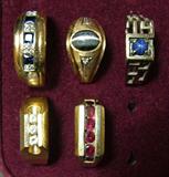 Many 10k/14k Gents rings