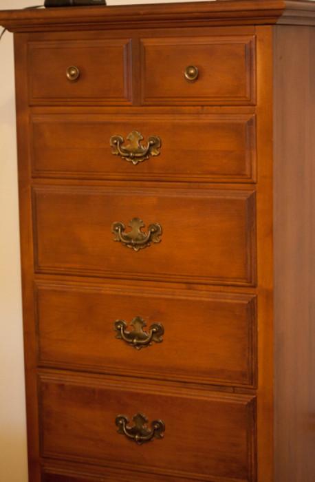 Lingerie chest from "Young Republic Group" solid maple bedroom set