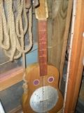 folk art "dobro" style guitar