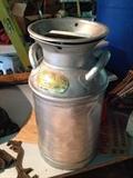 "George Beak, Grand Rapids" milk can