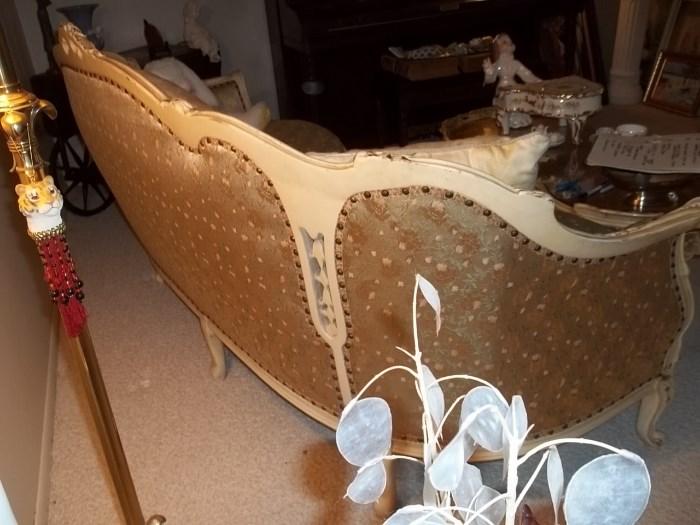 victorian sofa --back detail-