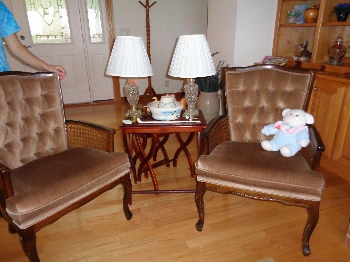 pair of these vintage side chairs
