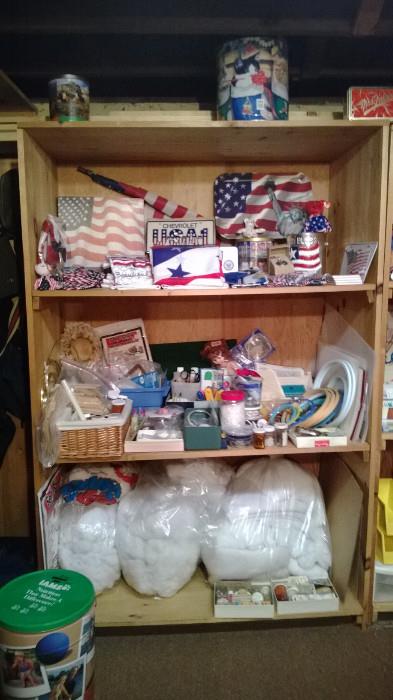 Patriotic Decor, craft supplies