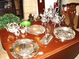 SILVER PLATE SERVING PIECES