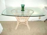 RATTAN DINING TABLE