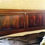 Handsome King Size Sleigh Bed with mattress set