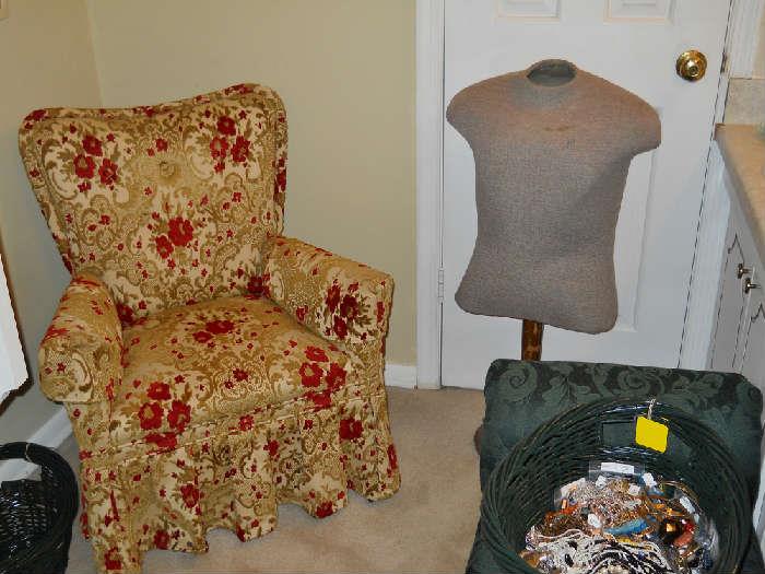 o/s chair, dress form, etc.