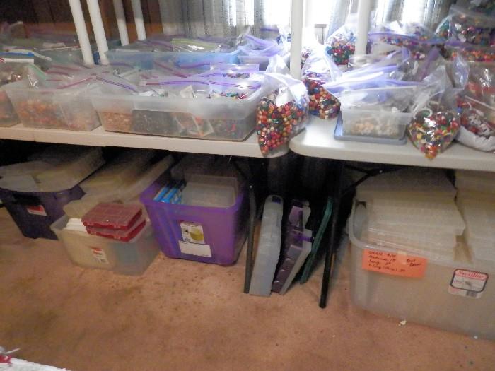 Beads and bead organizers