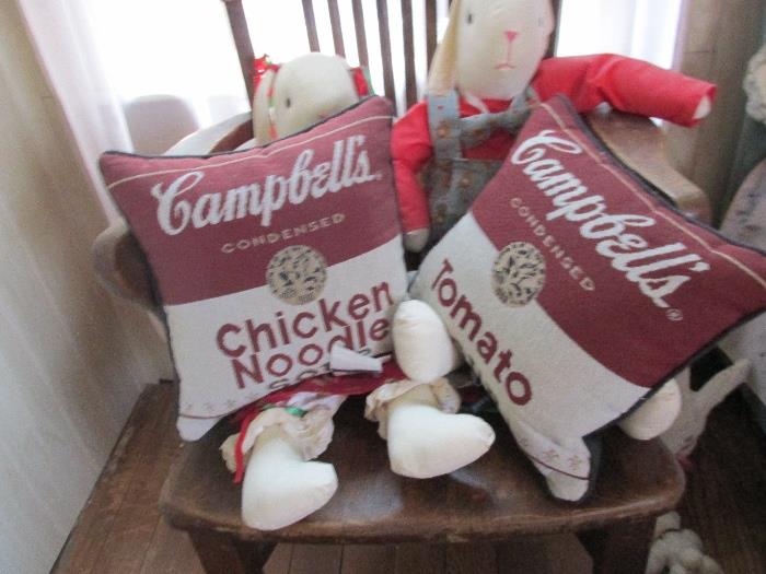 Cambell's soup pillows