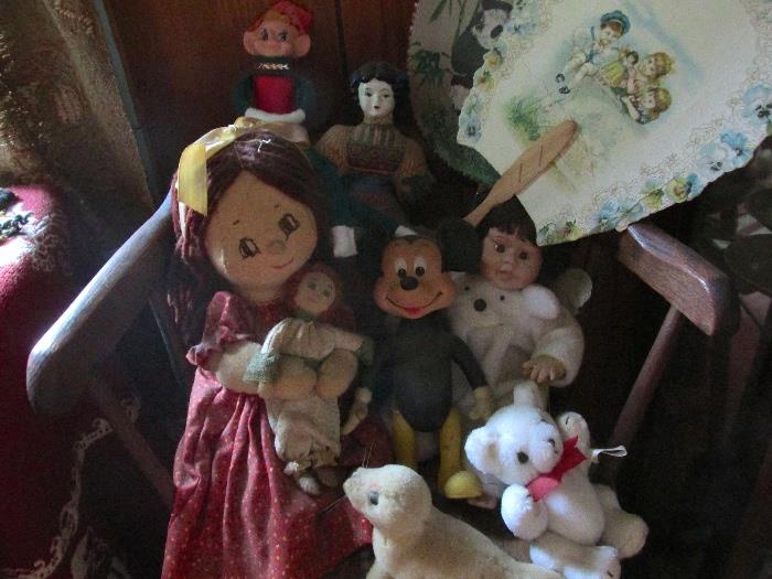 antique mickey doll