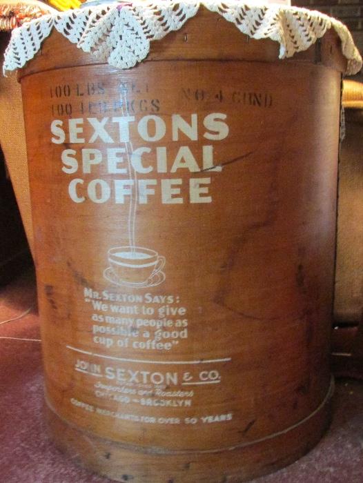 sexton coffe barrel