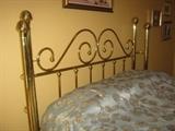 head of brass queen bed