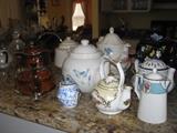 tea pots -- for afternoon tea and / or collecting