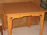bamboo breakfast table 33 x 33, 30 hi.