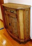 Attractive Thomasville Sideboard / Chest of Drawers with faux and stencil accents, drawers storage with brass pulls, ...rich finish